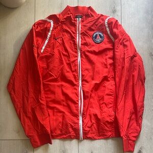 Nike PSG Paris Saint-Germain Red Zip Track Jacket - Size Medium
